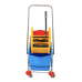 Уборочная тележка двухведерная без корзины 2*25л ChaoBao B-043A