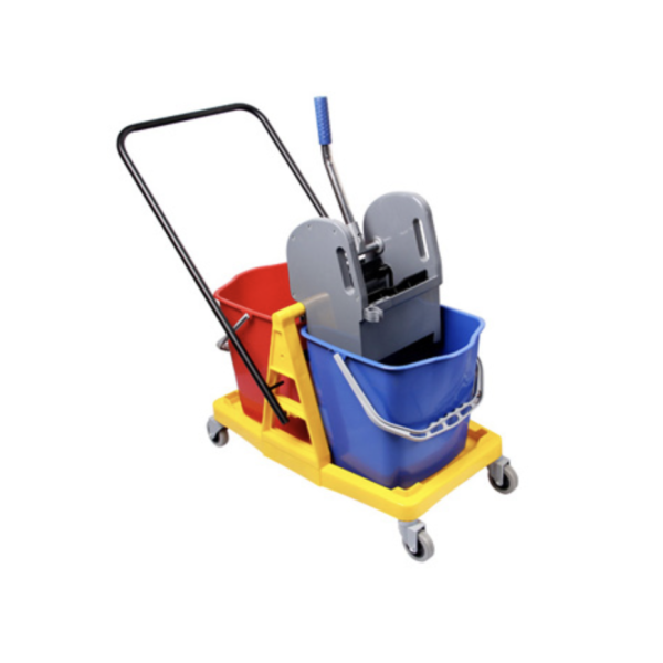 Уборочная тележка двухведерная 2*23л New Made H0208