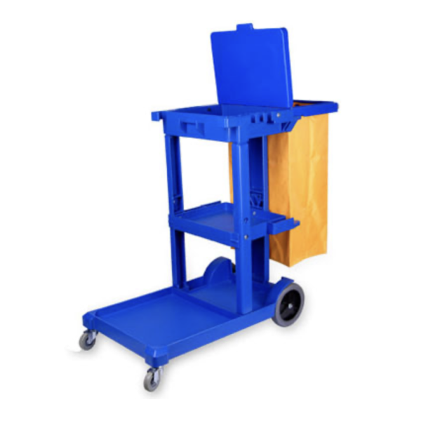 Многофункциональная уборочная тележка с мешком для мусора NewMade H0302