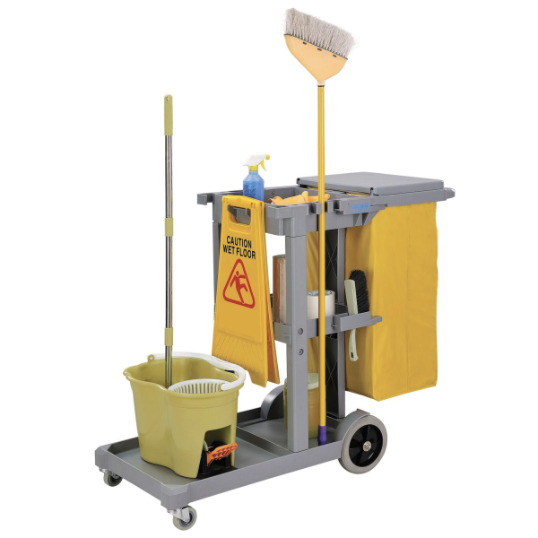 Многофункциональная уборочная тележка с мешком для мусора NewMade H0302 Многофункциональная уборочная тележка с мешком для мусора NewMade H0302