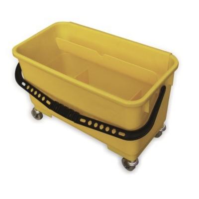 Ведро на колесах для мойки окон пластиковое 26л Klimi B-042