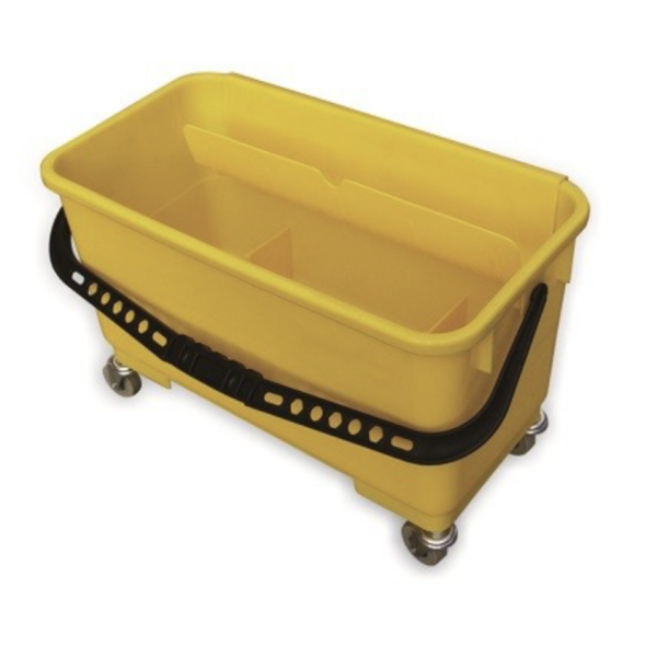 Ведро на колесах для мойки окон пластиковое 26л Klimi B-042