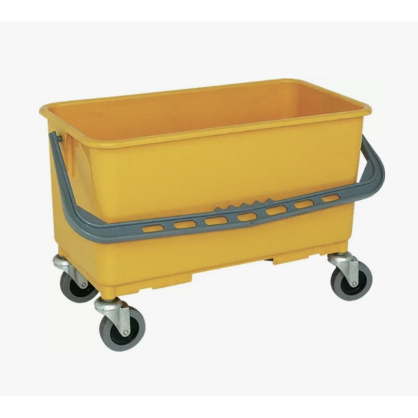 Ведро на колесах для мойки окон пластиковое 26л Klimi B-042