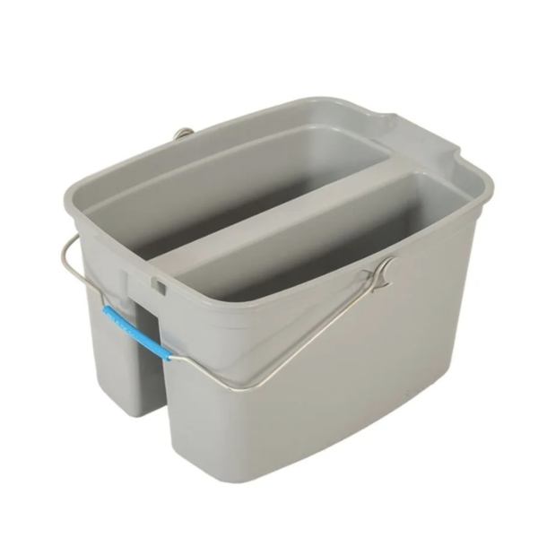 Ведро двойное пластиковое для мытья окон 18л Klimi B-041