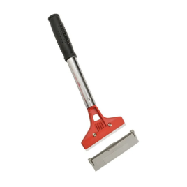 Скребок для стекла на длинной металлической ручке 10см Baiyun C-017C