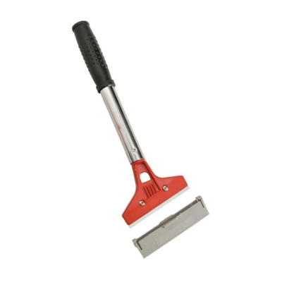 Скребок для стекла на длинной металлической ручке 10см Baiyun C-017C