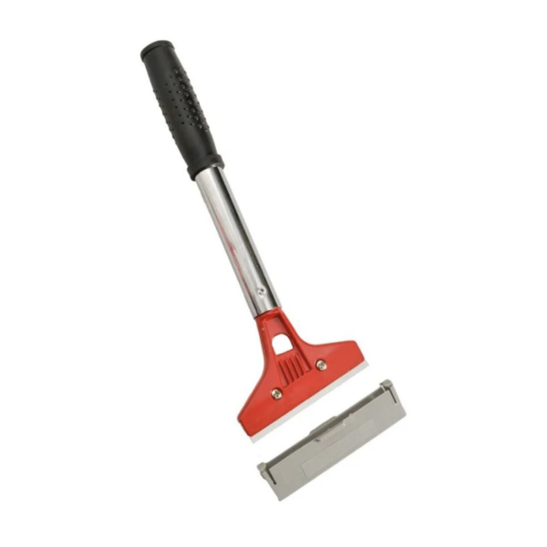 Скребок для стекла на длинной металлической ручке 10см Baiyun C-017C