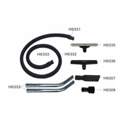 Щетка для сухой уборки круглая H6308 пылеводососа на 15/30/70/80л NewMade