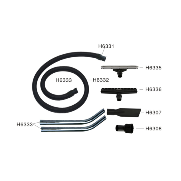 Трубки металлические 2шт. для пылеводососов NewMade на 30/60/70/80л