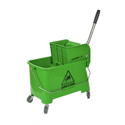 Ведро на колесах прямоугольное с отжимом 20л Super Clean B038