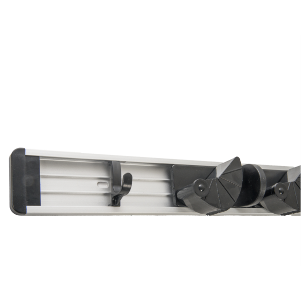 Настенный держатель для швабр 4 держателя + 5 крючков Super Clean ND-44