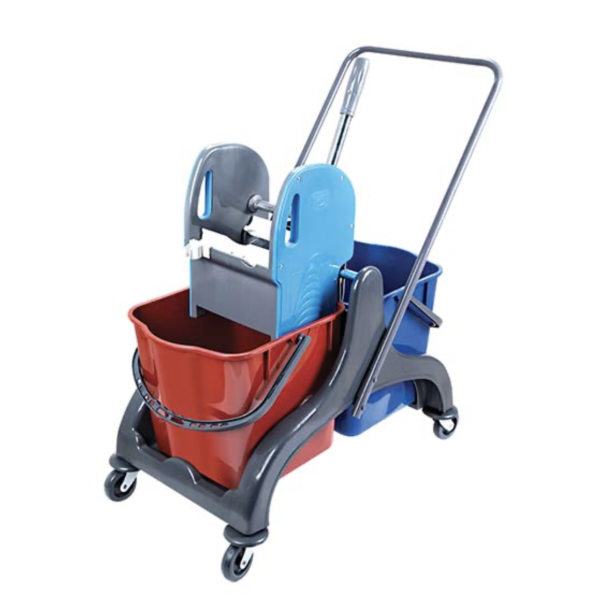 Уборочная тележка двухведерная 2*25л UCTEM-PLAS CK750