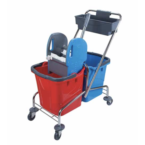 Уборочная тележка двухведерная 2*18л UCTEM-PLAS CK757K Уборочная тележка двухведерная 2*18л UCTEM-PLAS CK757K