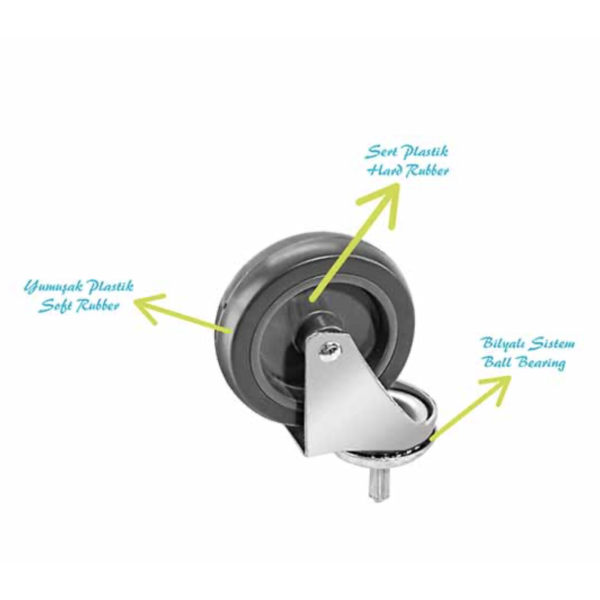 Уборочная тележка одноведерная 1*25л UCTEM-PLAS TK720 Уборочная тележка одноведерная 1*25л UCTEM-PLAS TK720