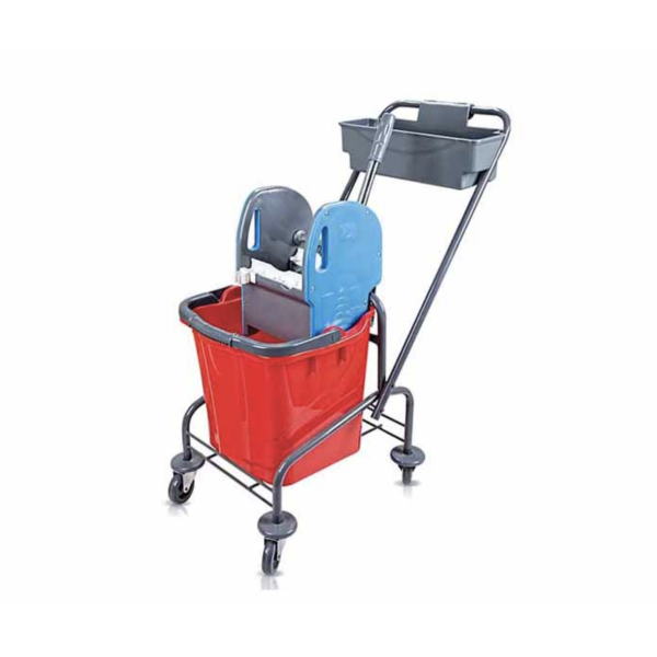 Уборочная тележка одноведерная 1*25л UCTEM-PLAS TK722
