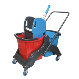 Уборочная тележка двухведерная 2*25л UCTEM-PLAS CK756 S