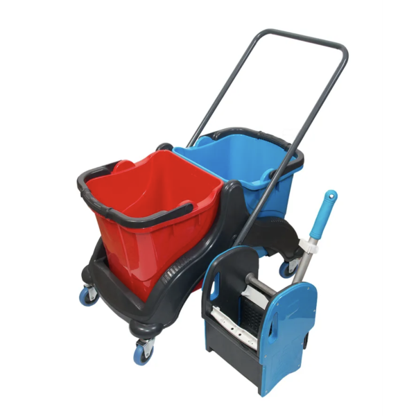 Уборочная тележка двухведерная 2*25л UCTEM-PLAS CK756 S Уборочная тележка двухведерная 2*25л UCTEM-PLAS CK756 S