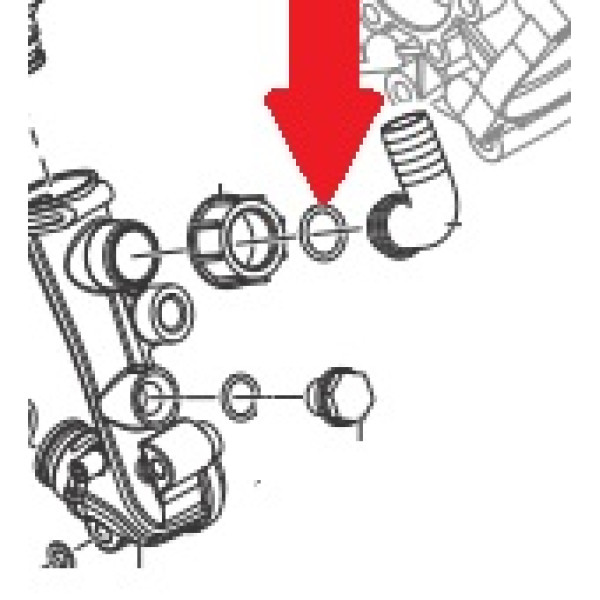 Кольцо 2,62х23,47 насоса BP110/115/130/135