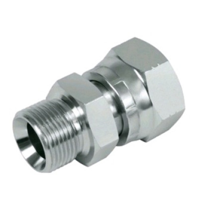 Переходник штуцер 3/8"; гайка 3/8" вращ. MD0815