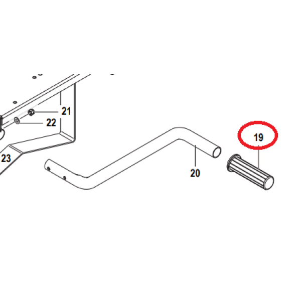 Ручка для тележки DX CRRC81ECO-CRRC120ECO