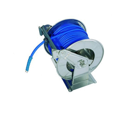 Барабан с электроприводом для рук. 100м.1/2" (кр.) 1/2"ш.1/2"ш. 12 В 200 бар