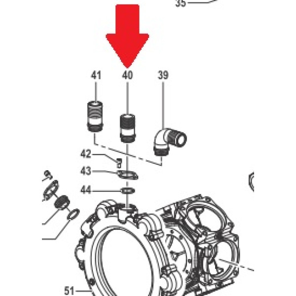 Фитинг 1"1/4 насоса BP/BPS300