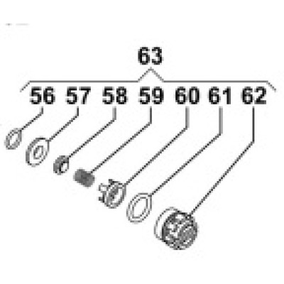 Клапан в сборе насоса MC18 (1х4)