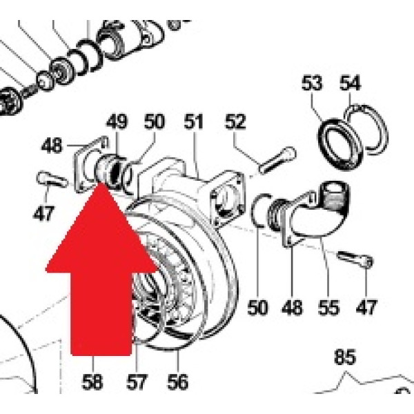 Фитинг AP85-100 насоса APS101 - APS121