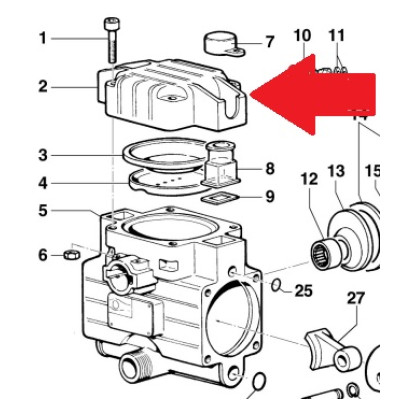 Крышка насоса MP30