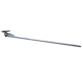 Консоль прямая наклонная поворотная (360*) 2м. нерж. (зерк.) вход 1/4 г.(сбоку, сверху) выход 1/4 ш.