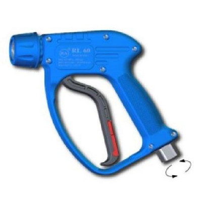 Курок распылительный RL 60 с поворотным фитингом, нерж. сталь, 60 бар; вход 1/2"г,  выход ARS178