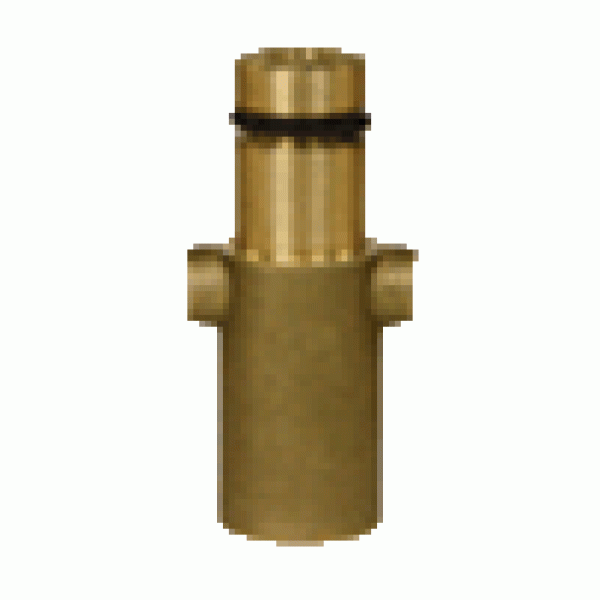 Переходник быстроразъемный бытовой, латунь выход гайка 1/4" 