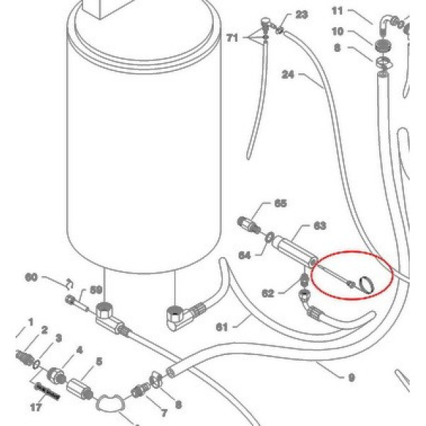 Термостат для MISTRAL JET Portotecnica арт. METK19354