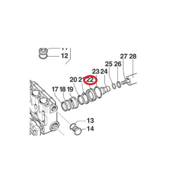 Латунная вставка насоса серии YA65:Ø36