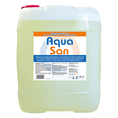 Универсальный гель для сантехнического оборудования Aqua San 1л 