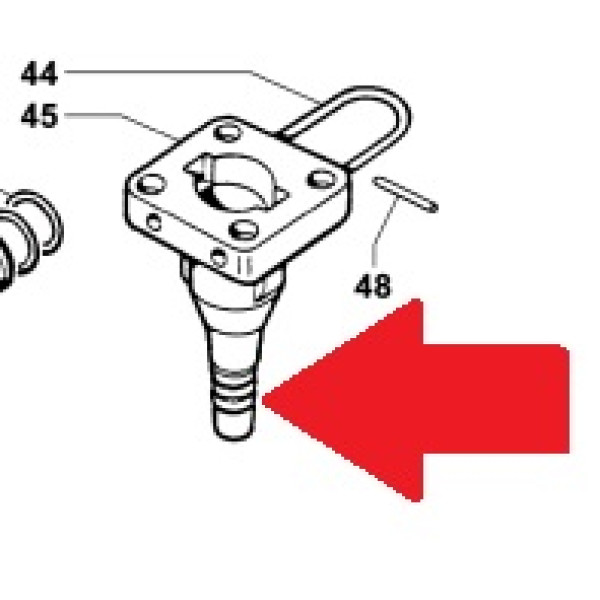 Крепление с входом 11х16,5 узла управления SIRIUS2V