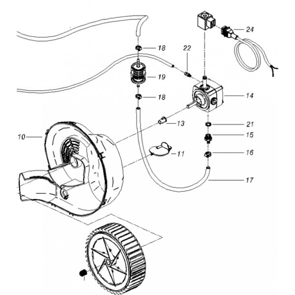Топливный насос для Optima 1714