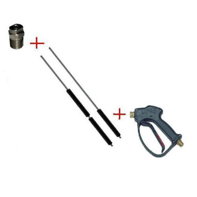 Распылительный пистолет в сборе с форсункой курок RL 26 М22х1,5ш  1700 мм.(Изогнутый)