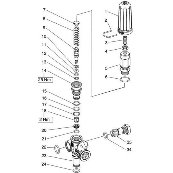 Ремкомплект KIT 241 регулятора давления W 3.2 для E2D2013, E2B2014, E3B2515, E3B2121 Ремкомплект KIT 241 регулятора давления W 3.2 для E2D2013, E2B2014, E3B2515, E3B2121