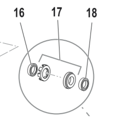 Ремкомплект (уплотнительная прокладка+кольцо) для KLS 1600/1680