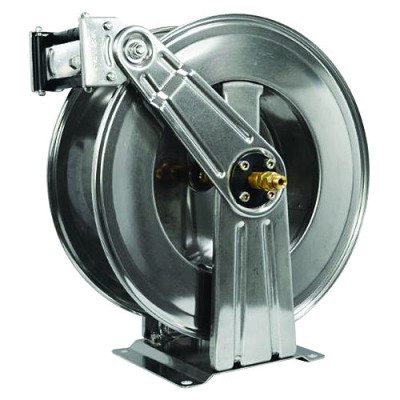 Барабан авто. для сварки для рук. дл. 20м  5/16 "(8+8) (нерж.) 2x3/8"ш. 2x3/8"г. 20 бар