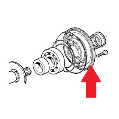 Крышка насоса APS145 Артикул: 1009016800B