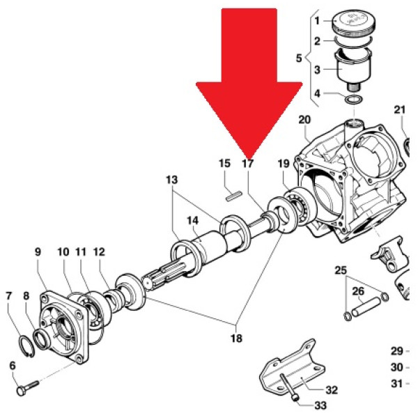 Шайба Ø35хØ44х10 подшипника насоса BP151 - BP171