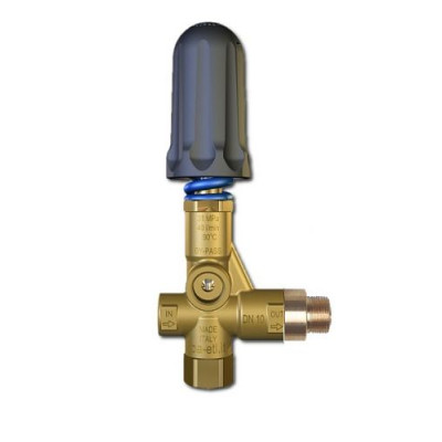 Регулировочный клапан Pulsar4R; вход 3/8"г, выход 3/8"ш. By-pass 2x3/8"г. 40 л/мин 310 бар