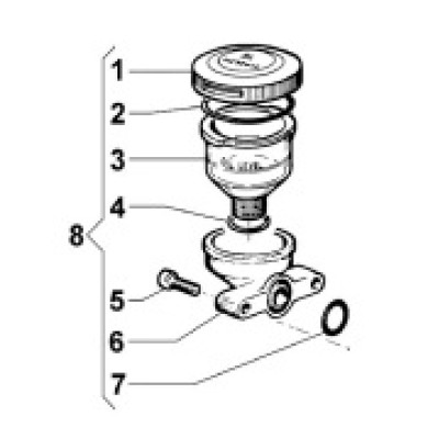 Бачок уровня масла в сборе APS101/121