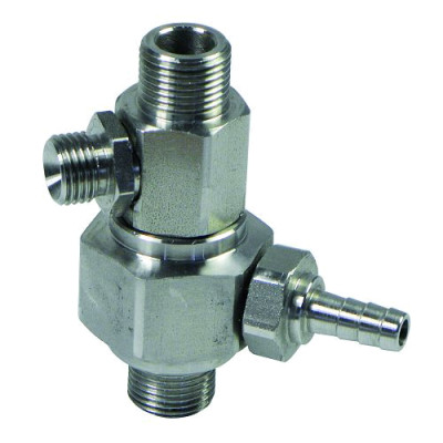 Пенная станция на одно средство 25 - 250 бар 3/8"ш.3/8"ш.с подачей воздуха 