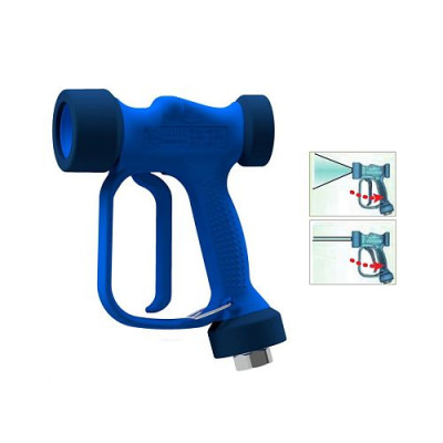 Размывочный пистолет RB 65 Aisi 316, 60 л/мин; 24 бар; 90град; вход 1/2"г 