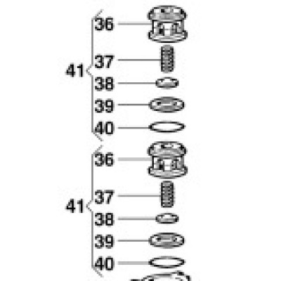 Клапан в сборе насоса BP 20/15 (1х4)