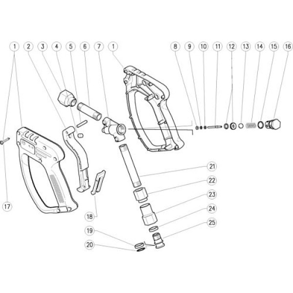 Ремкомплект курка распылительного RL 86 10 x1 шт.