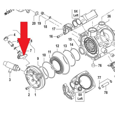Кран насоса APS 96